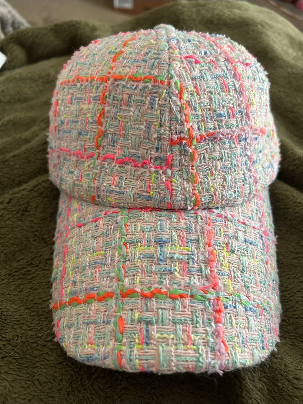 Adult tweed baseball cap
